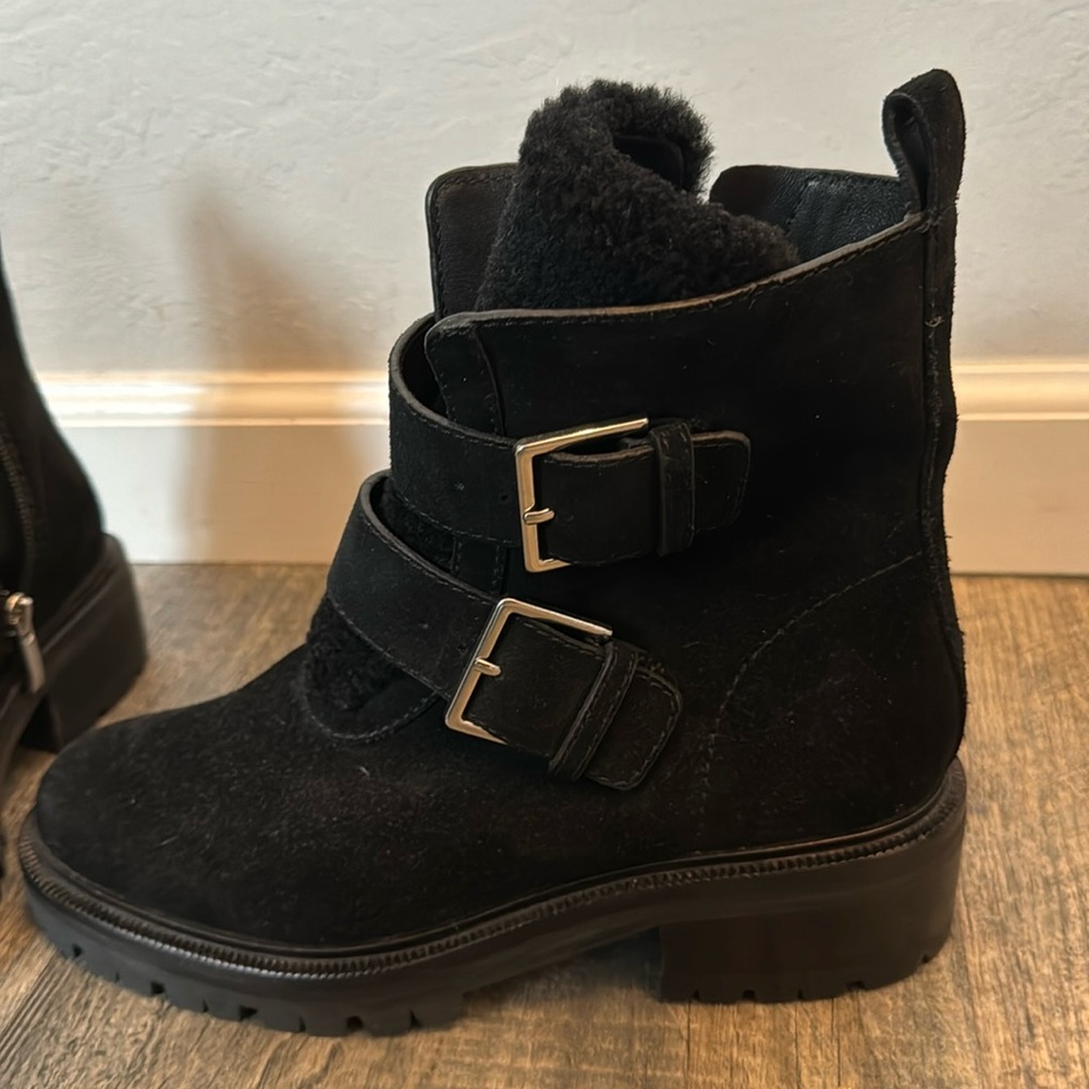 Paige shearling boots- size 7.5 NWOT
